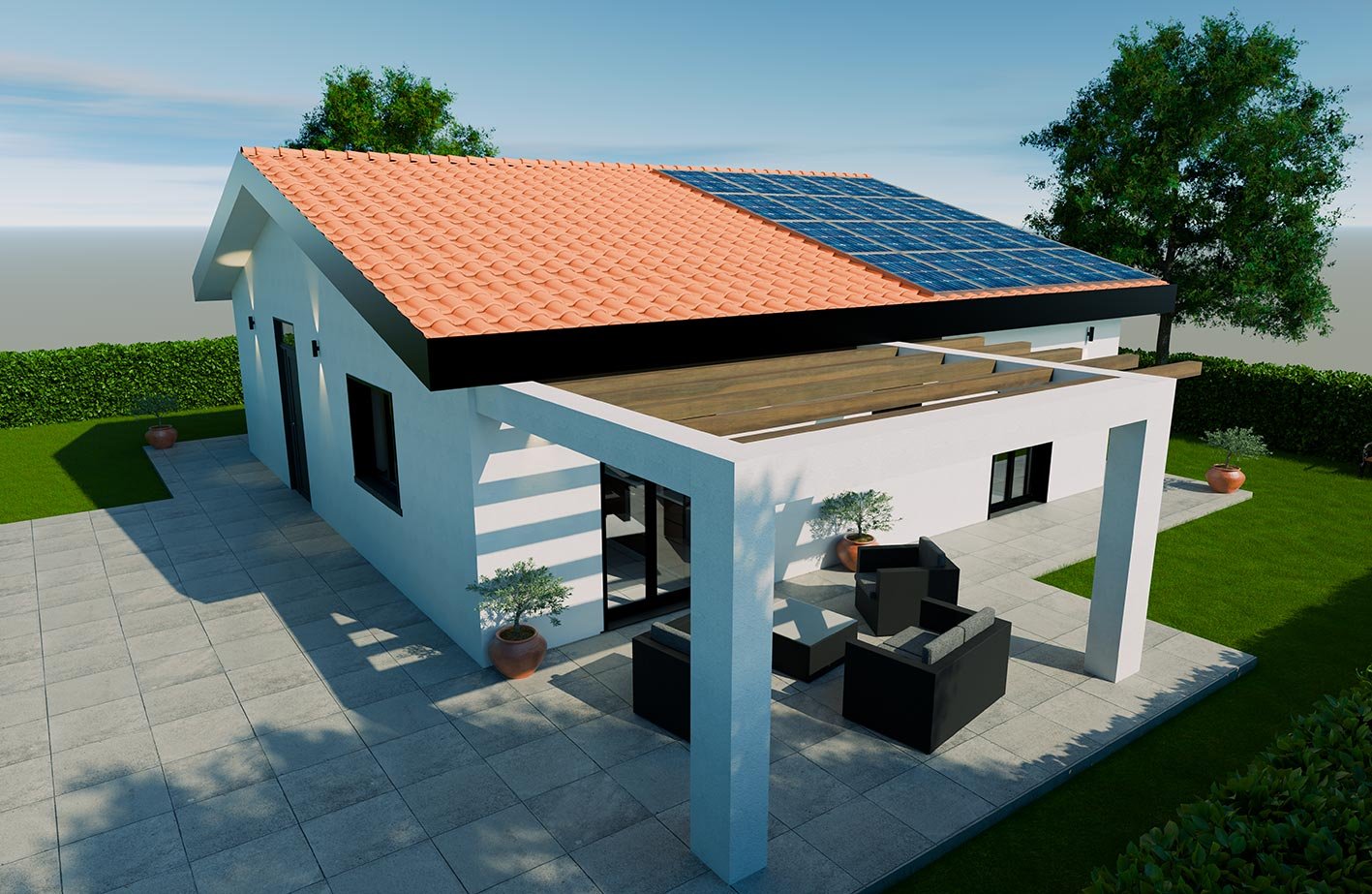 Villa_A2_Render_Cortile_1