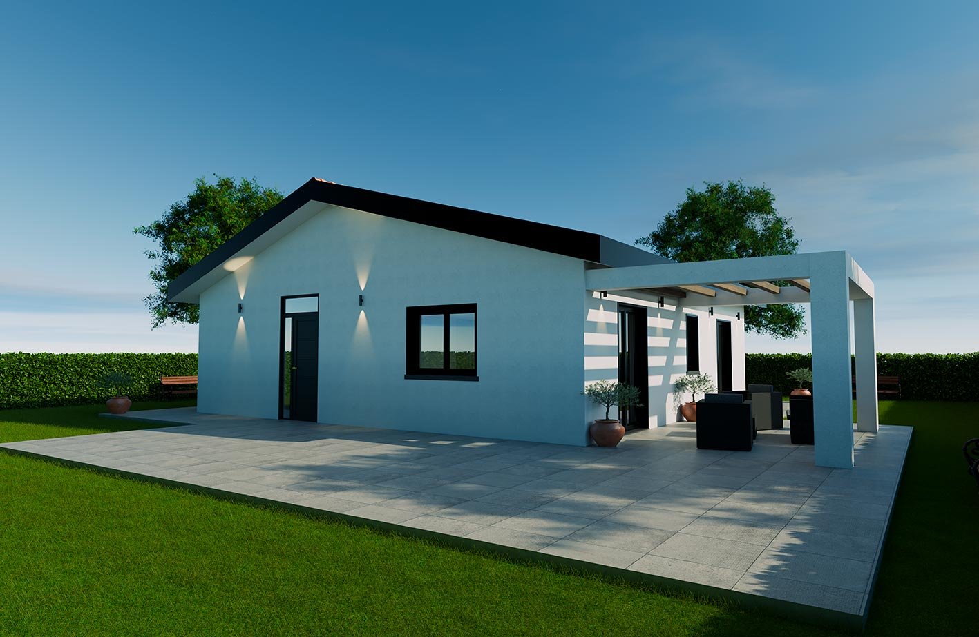 Villa_A2_Render_Cortile_2