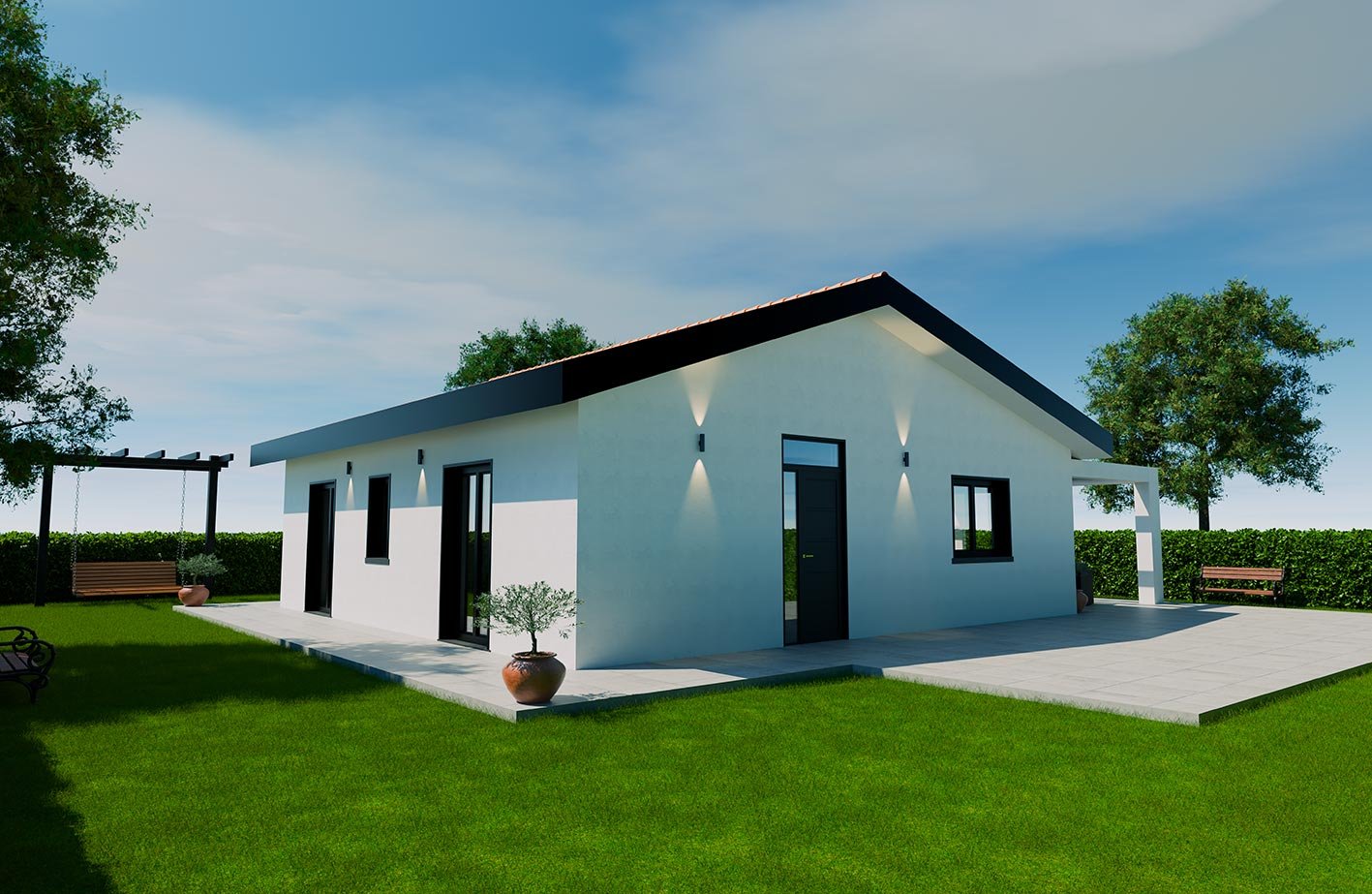 Villa_A2_Render_Cortile_3